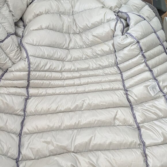 Andrew Marc Women's Duck Down Hooded Puffer Coat 3/4 Jacket Size XL Gray - Picture 13 of 13